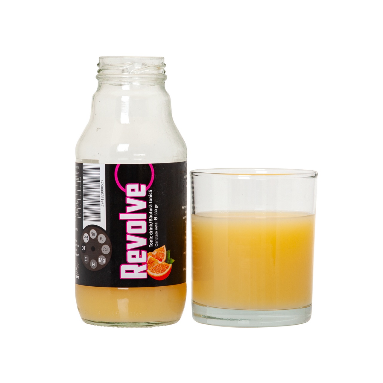 Băutură tonică Revolve® cu portocale, 330 ml