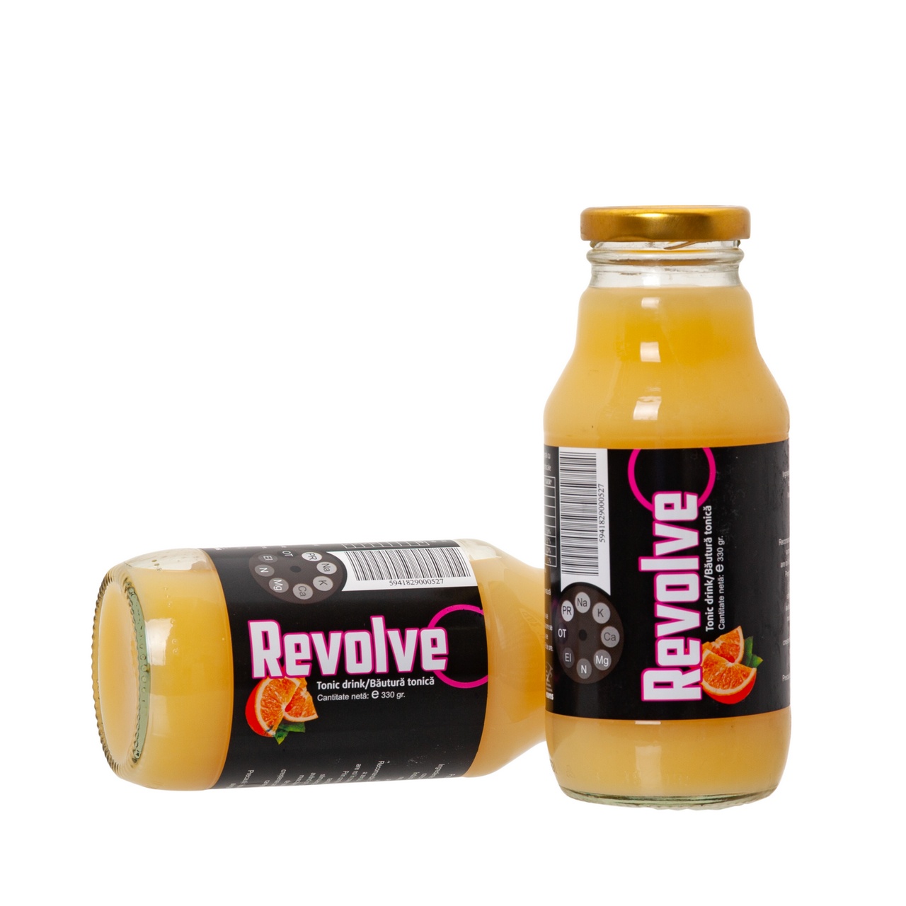 Băutură tonică Revolve® cu portocale, 330 ml